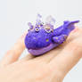 Crystal Skywhale Figurine Held in Hand