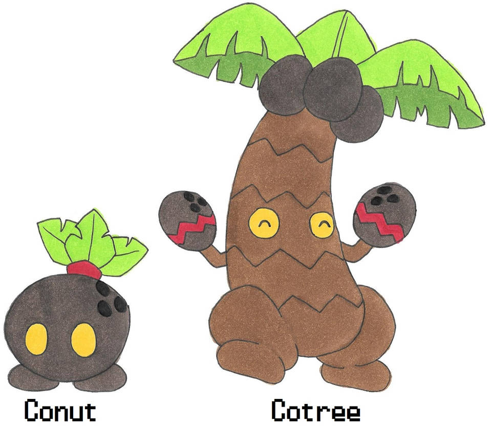 Tree Fakeemon Fakemon Redesign: 080-081 (Done) by ryugaxryoga on DeviantArt