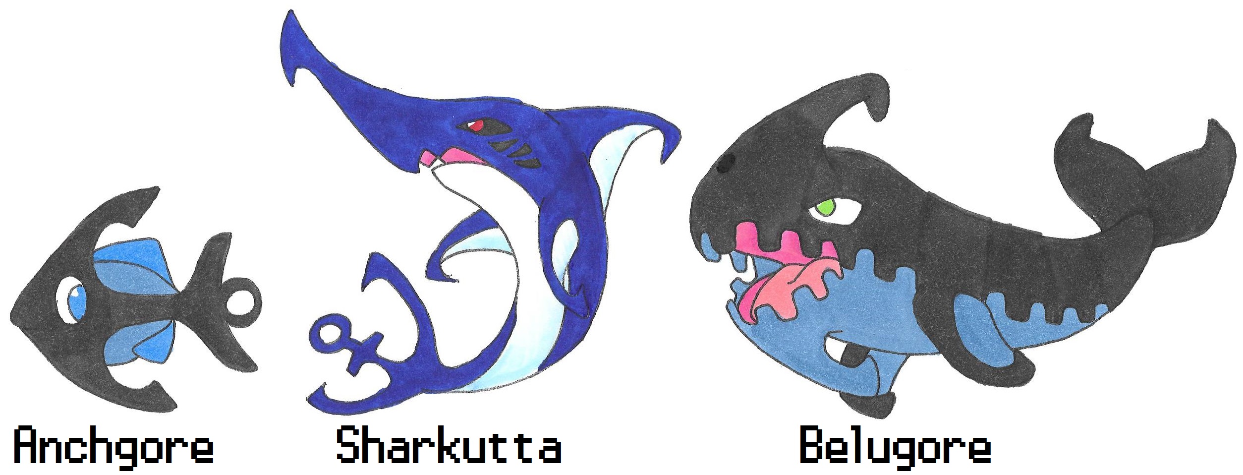 Fakemon Redesign: 098-100 (Done)