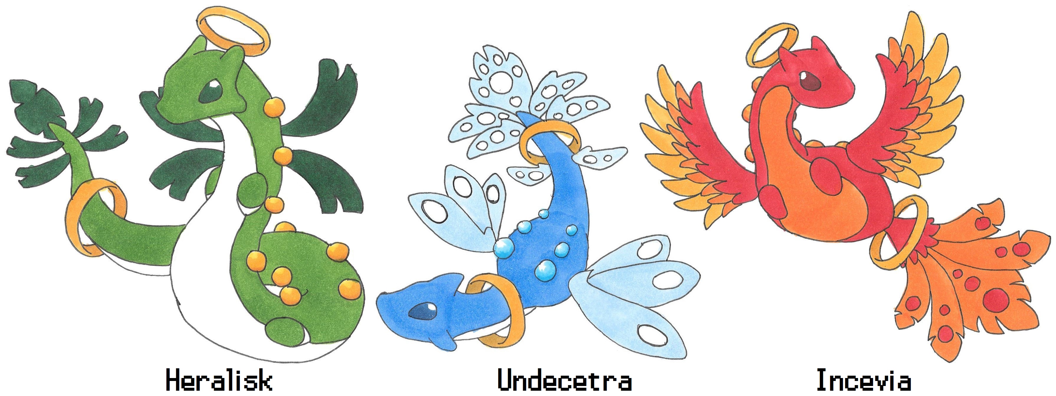 Fakemon Redesign: 140-142 (Done)