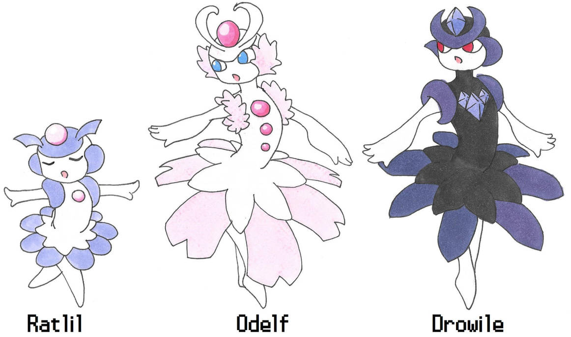 Fakemon Redesign: 062-064 (Done) by ryugaxryoga on DeviantArt
