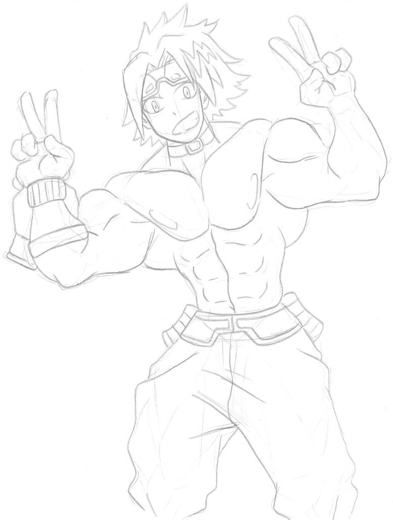 MHA Models: Kaminari by ryugaxryoga on DeviantArt