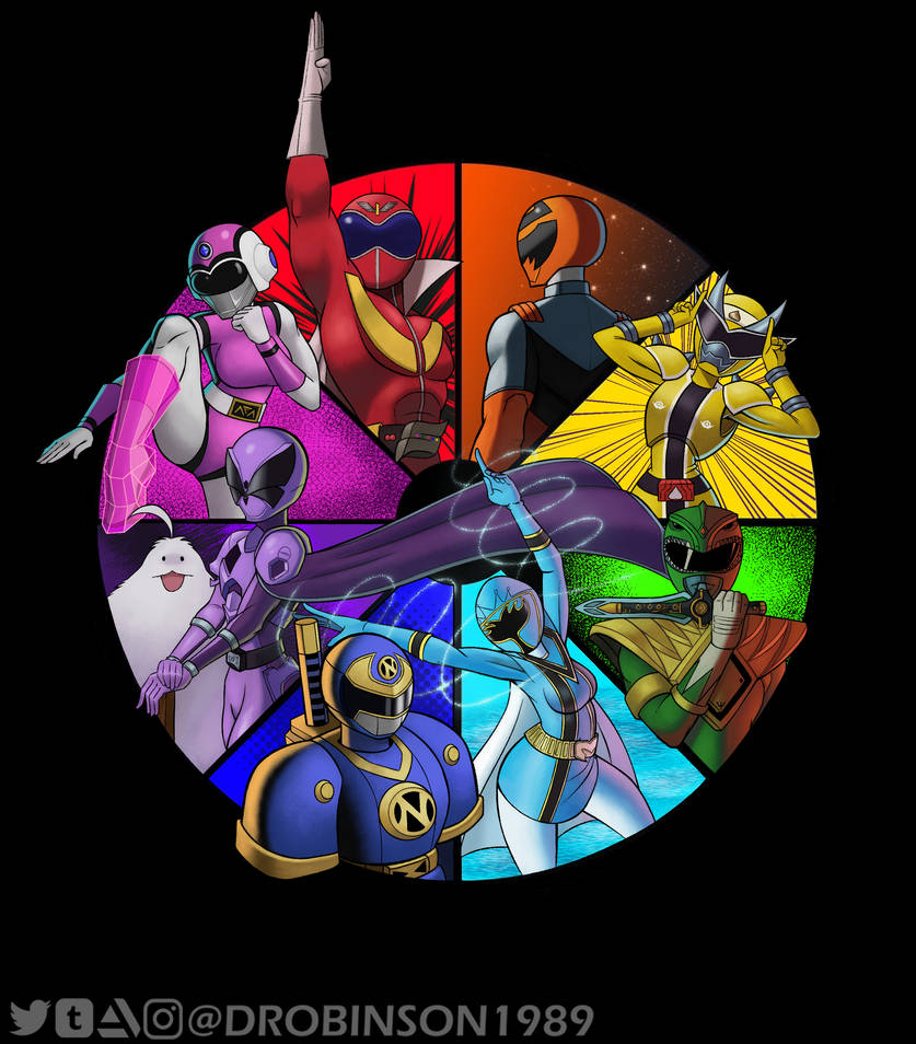 Color Wheel Challange: SUPER SENTAI by Dekamaster on DeviantArt
