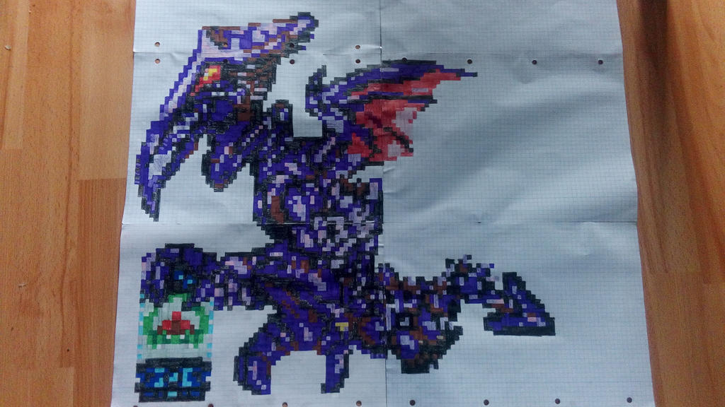 Pixel Ridly Ridley by Karaghan on DeviantArt