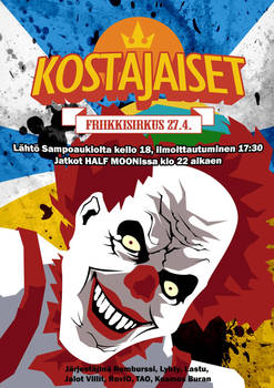 Kostajaiset, Freak Circus -event poster