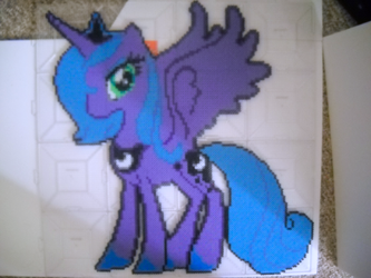 Perler Princess Luna