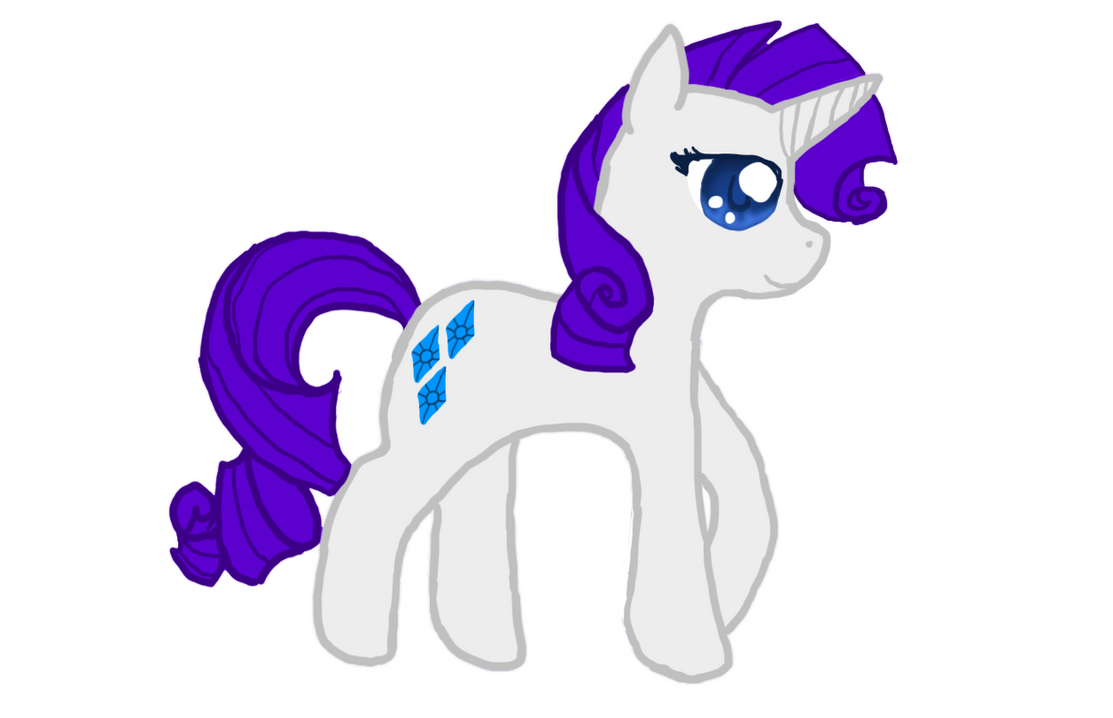 Chibi Rarity by wightravenexperiment on DeviantArt