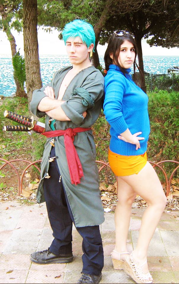 Zoro Roronoa and Nico Robin Cosplay