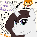 Aurora Heartnote and Blazah in Pixelart