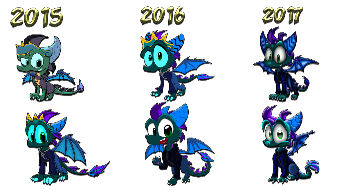 Evolution of My Art Style by TravistheDragon00 on DeviantArt