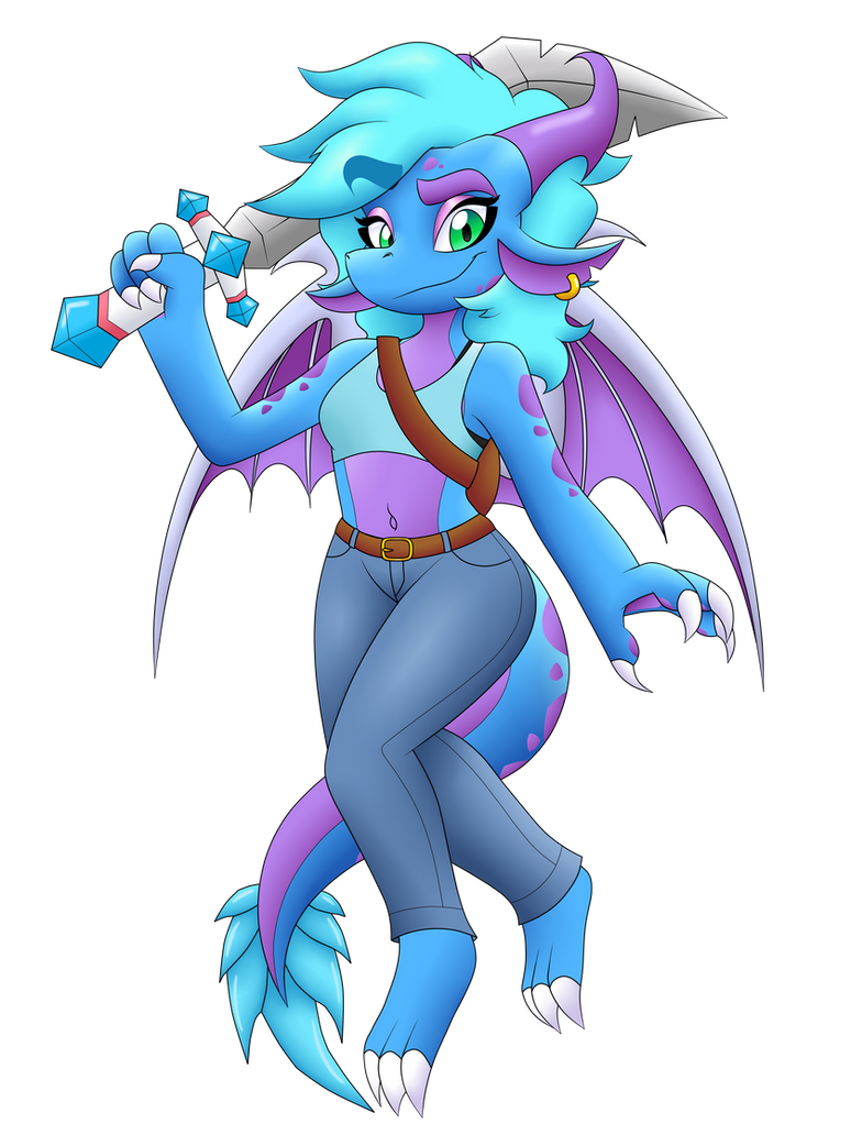 Travis Lasher Penelope Slasher Redesign 2022 by TravistheDragon00 on DeviantArt