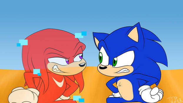 Sonic and Knuckles Frontiers Redraw