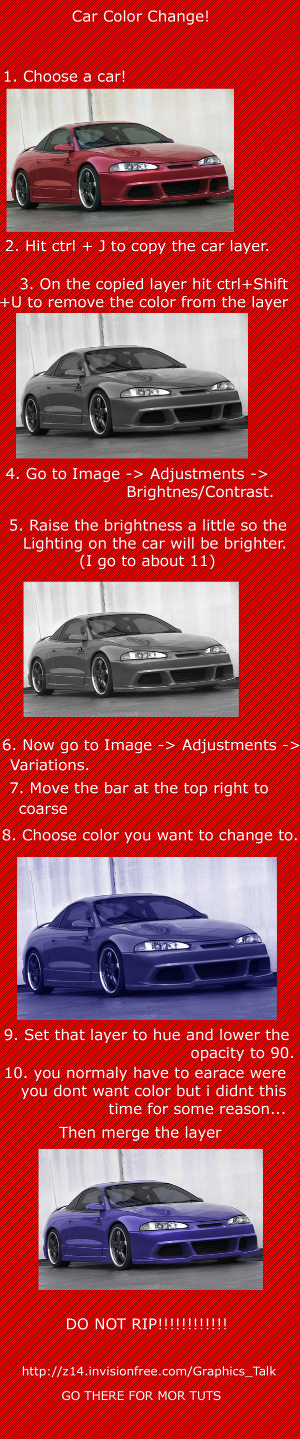 changing car color