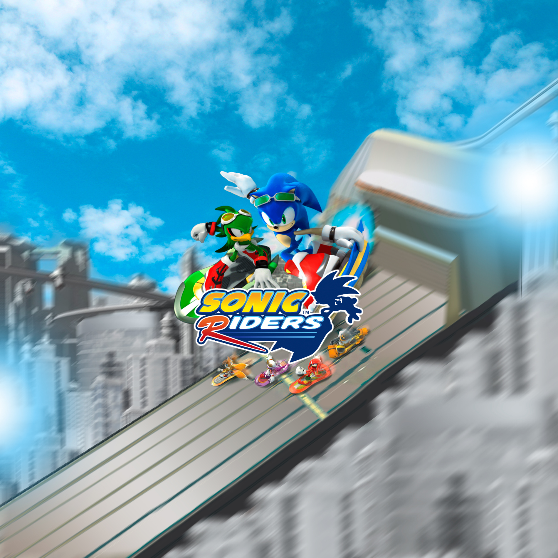 Sonic Riders Legends Sonic Riders - Box Art by SJunyo on DeviantArt