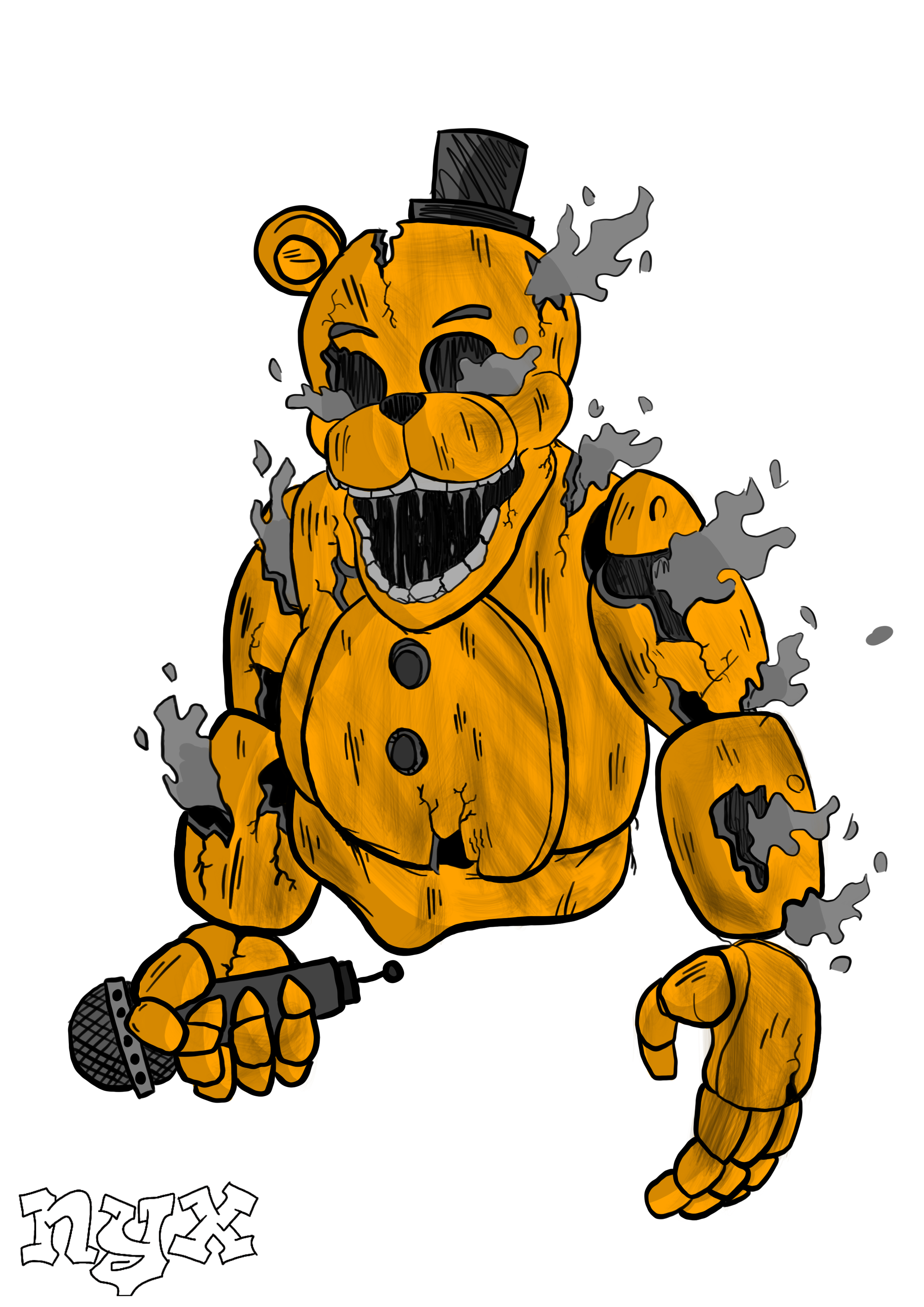 Swapped withered foxy by fnafspeedfan2 on DeviantArt