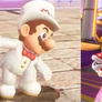 Mario and Peach in wedding outfits