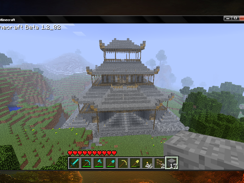 Japanese Temple In Minecraft