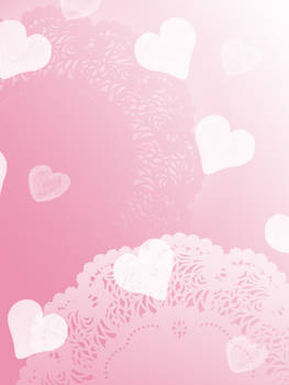 FREE: Pink Heart Background