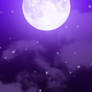 FREE: Moon and Cloud Background