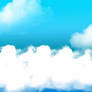 FREE: In the Clouds Background