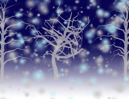 Winter Trees Background