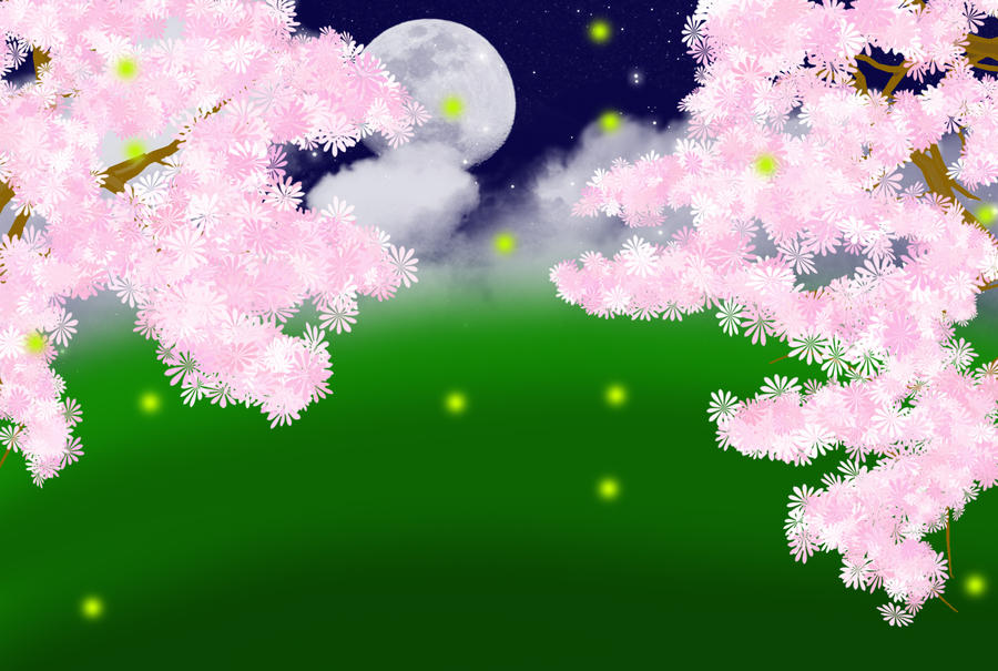Screensaver Spring Night Spring Night by Yuni-Naoki on DeviantArt