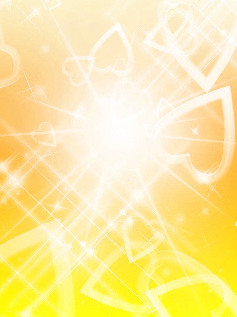 FREE:Yellow-Orange Heart Background