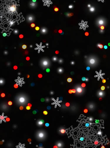 Christmas Lights n Snow BG