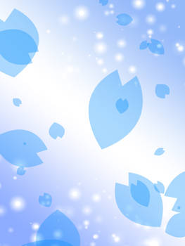 FREE:Blue Petals Background