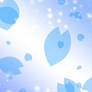 FREE:Blue Petals Background