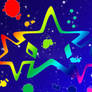 Star Splatter Background