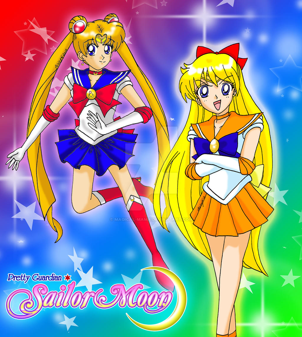 Sailor Venus Pretends To Be Sailor Moon Sailor Moon and Sailor Venus 2013 by Magical-Mama on DeviantArt
