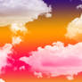 FREE Multi-Colored Cloud Background