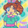 Chibi Makoto: Happy Easter!
