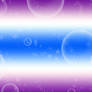 Purple White + Blue Star-Bubble Background