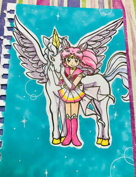 Gift: Pegasus and Super Chibi Moon