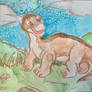 Watercolor Gift: Little Foot