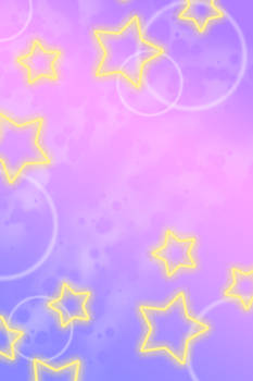 Pastel Neon Stars Background