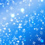 Blue Snowflake Background
