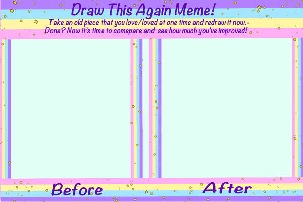 Draw This Again Meme: Kawaii Edition!