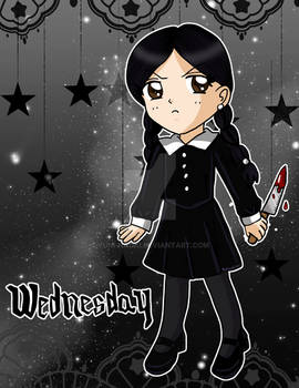 Cute Girltober 2021-Goth: Wednesday
