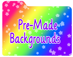 DA folders pre made bgs