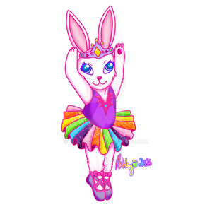 Page Dolly: Ballerina Bunny-Lily