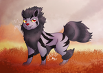 Mightynine (Mightyena x Arcanine) by 8BitGalaxy