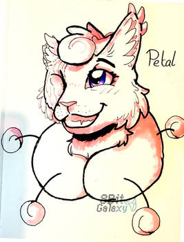 Inktober + OCtober - Petal, the Delcatty (Day 19)