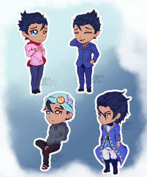 Chibi Phoenix Stickers