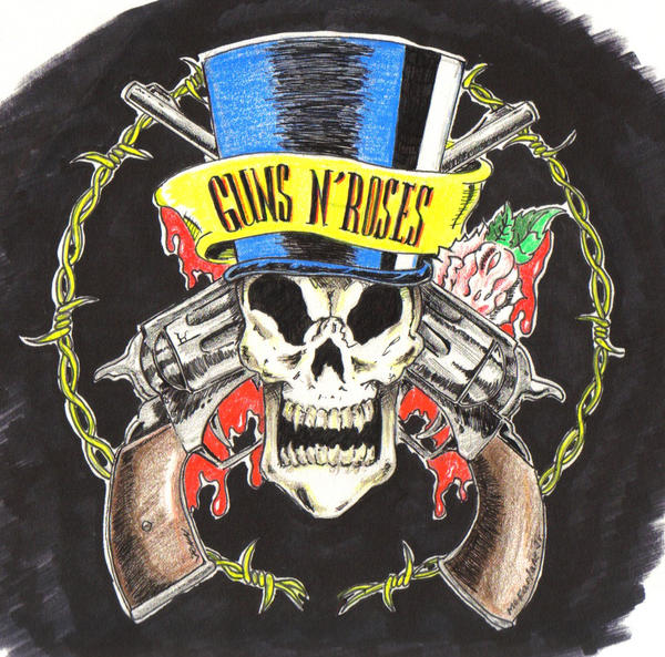 Gun Roses Image Sketch Guns n Roses ... sketch.... by johnmc1972 on DeviantArt