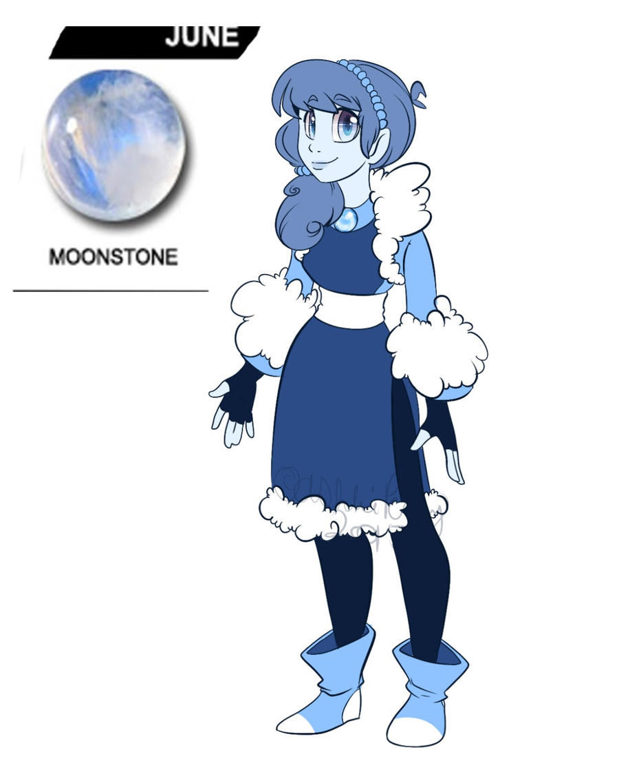 Bluebies gemsona Moonstone