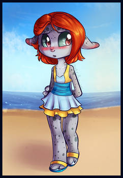 GW2 Asura Kaze In a swimsuit