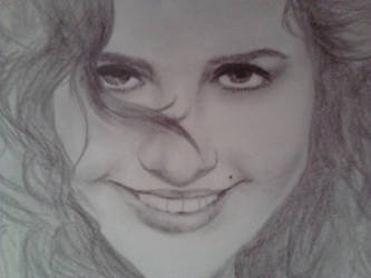 pencil drawing Natalia Oreiro